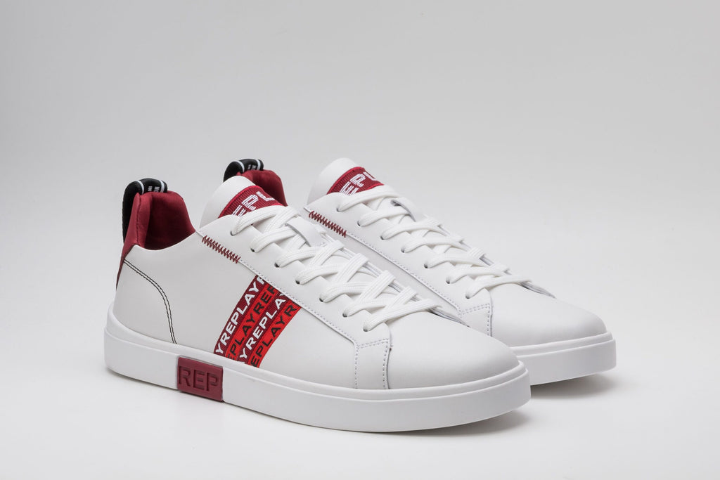 REPLAY POLYS STRIPES SNEAKERS WITH LACES