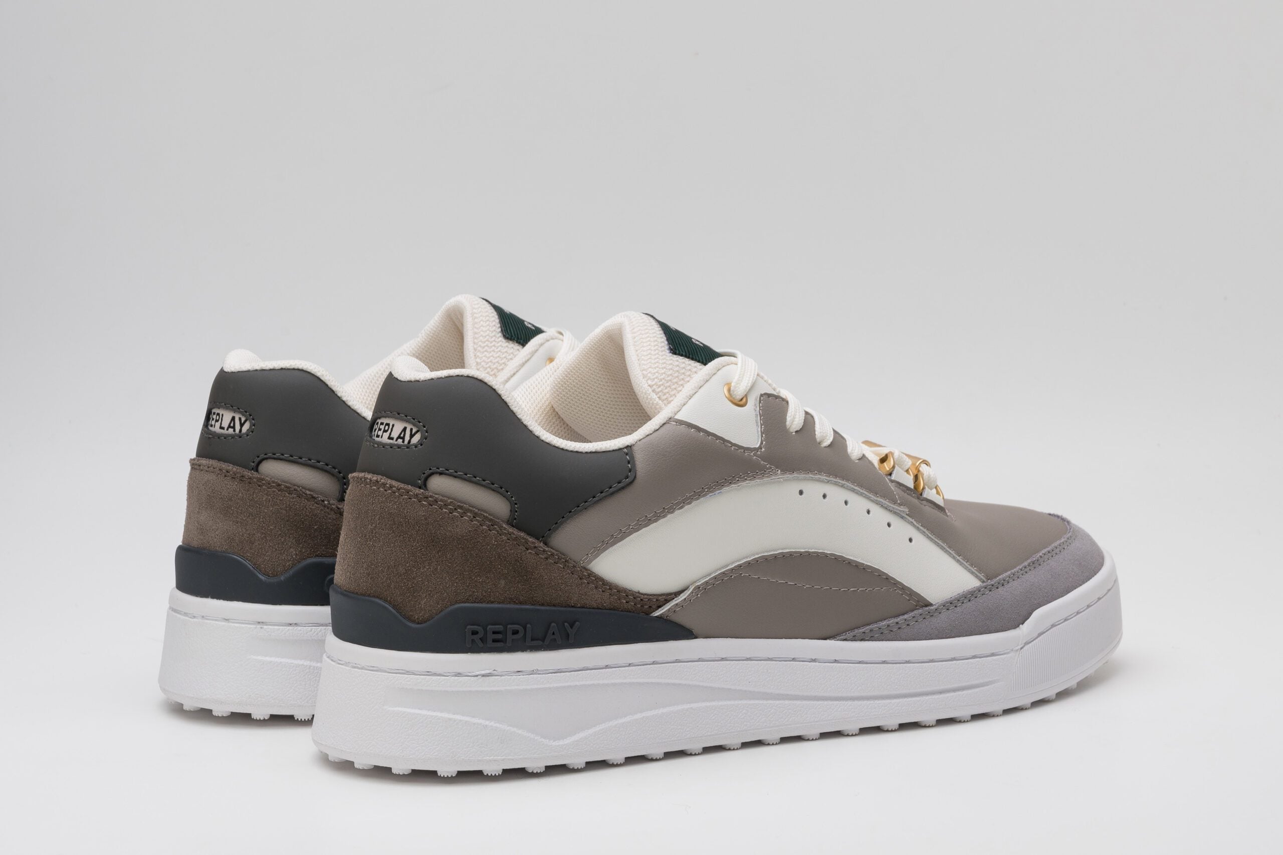 REPLAY CROSS HARDWARE LACE UP SNEAKERS