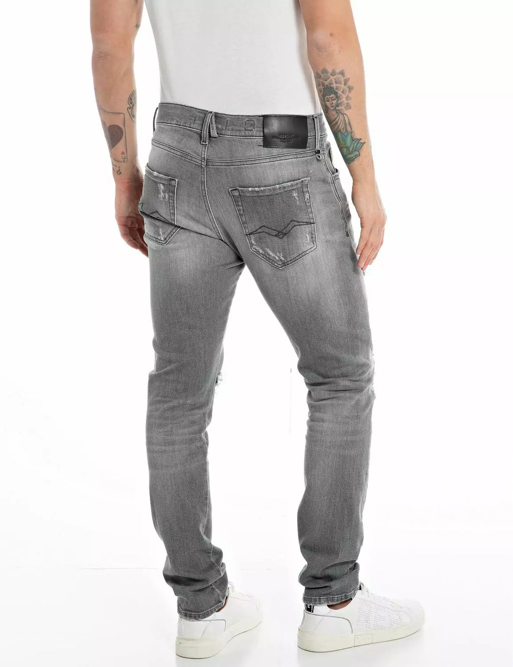 Replay men’s Aged Eco 20 Years Slim Fit Mickym Jean