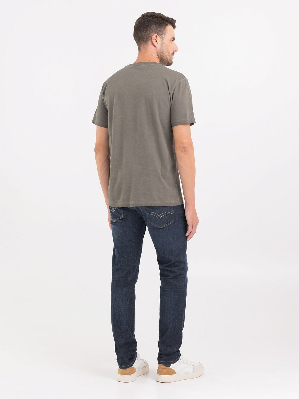 REPLAY COTTON JERSEY T-SHIRT