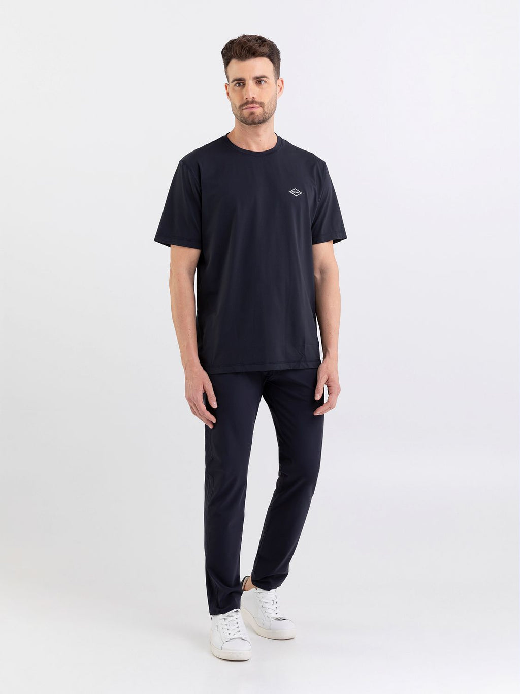 REPLAY JERSEY T-SHIRT WITH LOGO