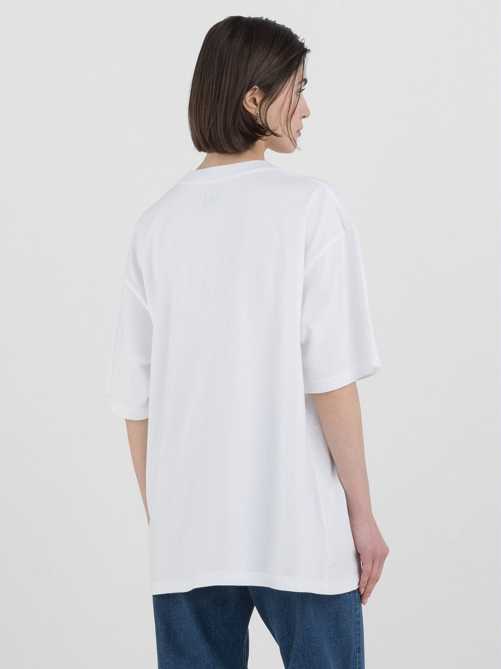 REPLAY GENDERLESS CREW-NECK T-SHIRT WITH 9ZERO1 LOGO