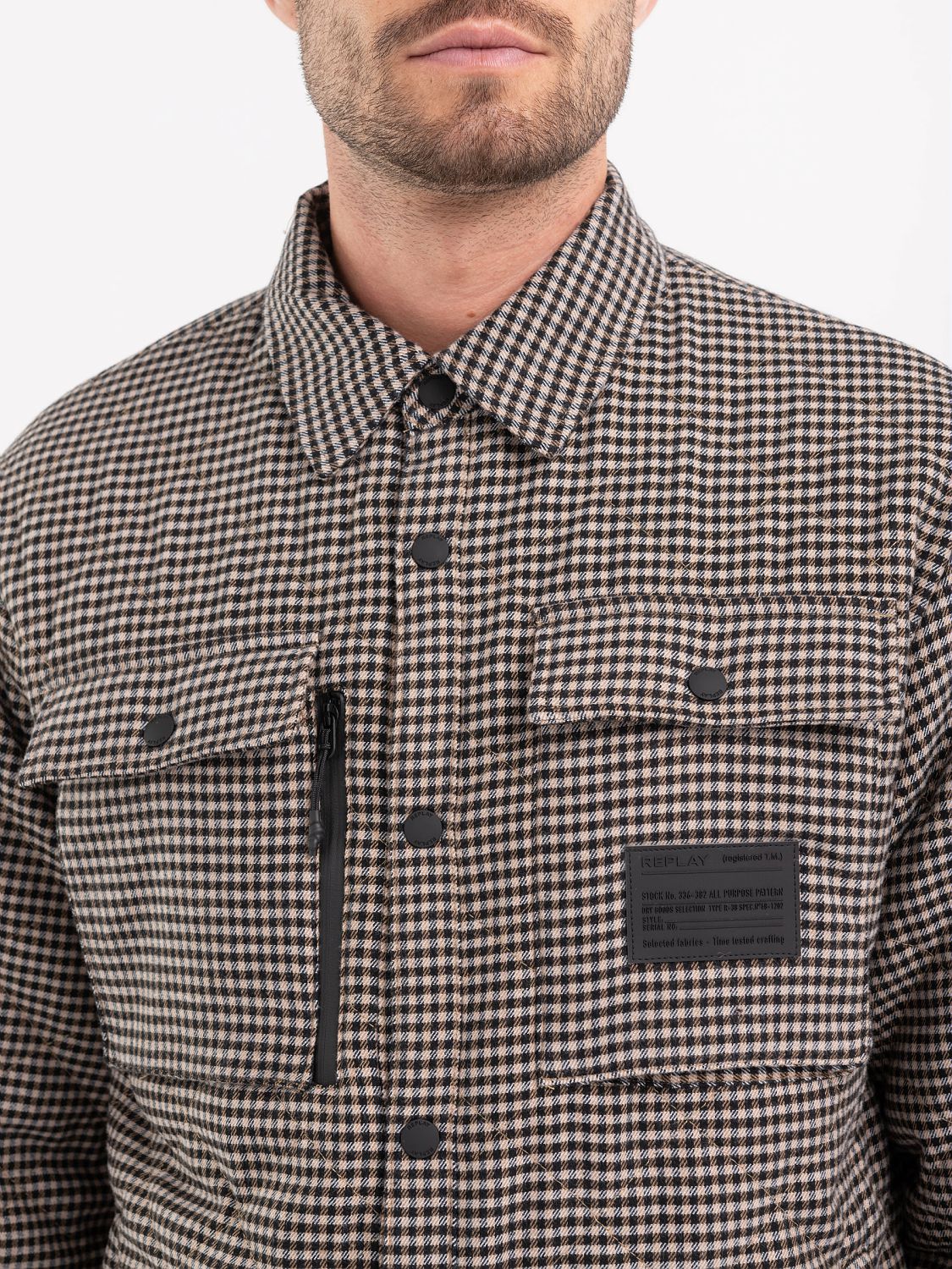 REPLAY LIGHTWEIGHT SHIRT JACKET