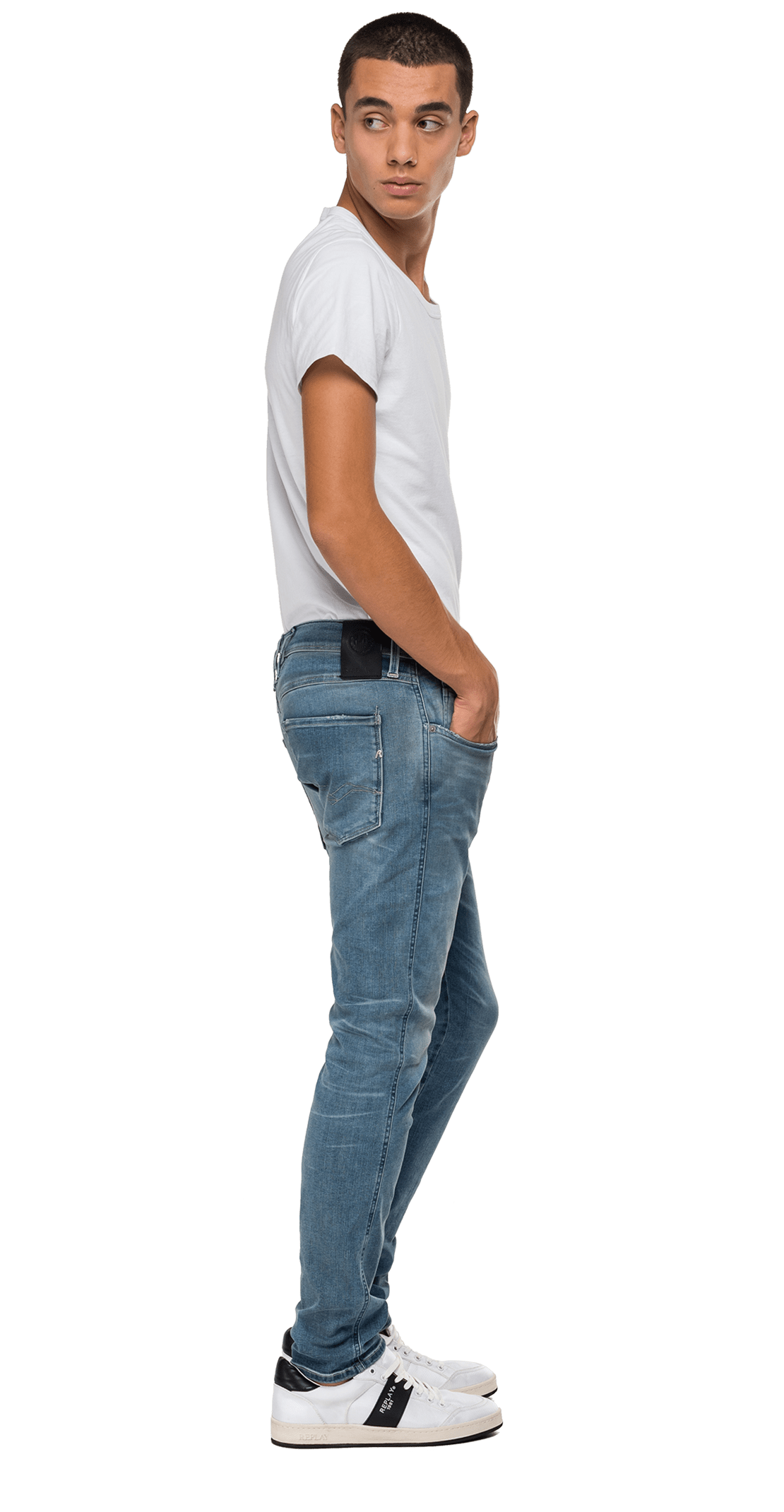 Replay Hyperflex slim fit Anbass jeans