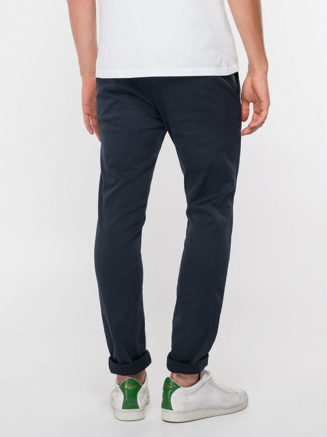 REPLAY SLIM FIT ZEUMAR CHINO TROUSERS