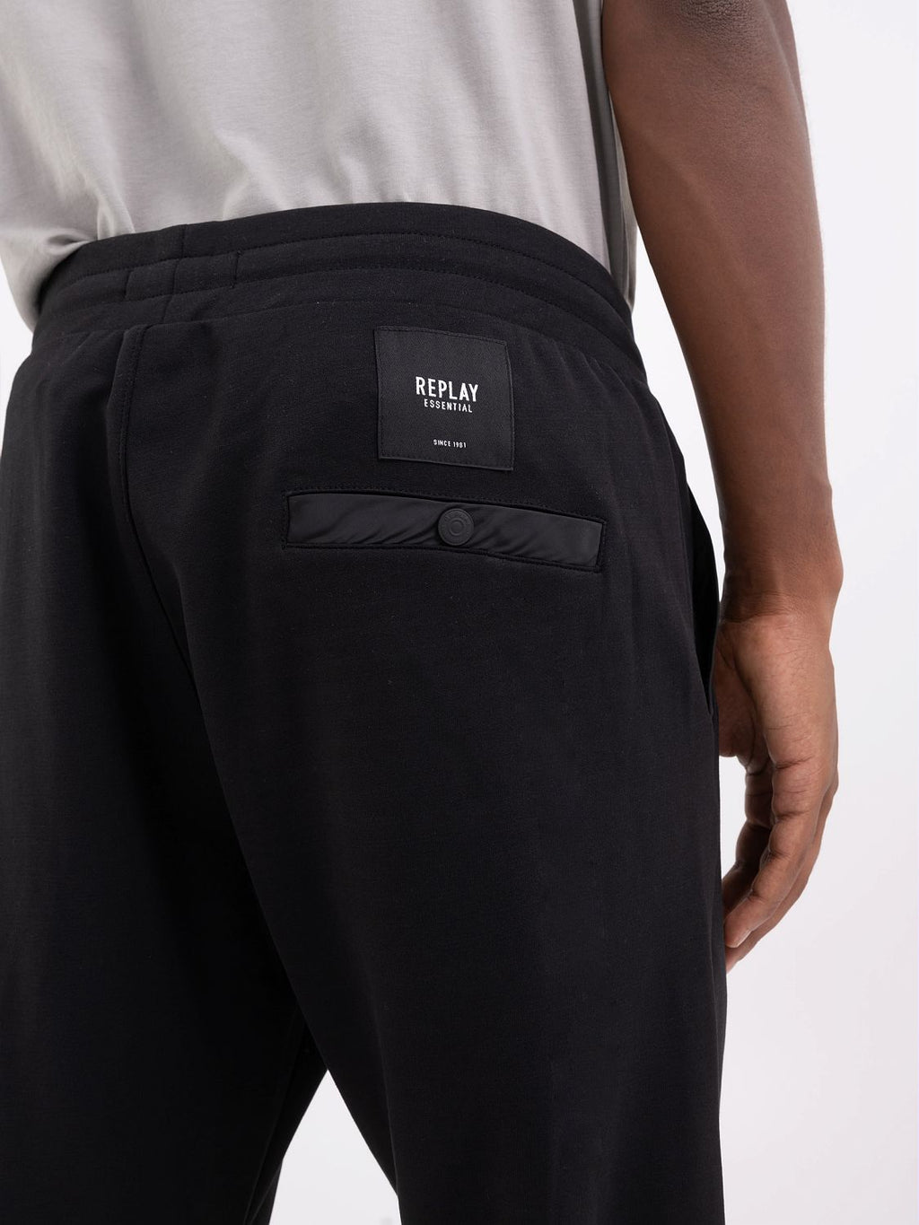 REPLAY JOGGER TROUSERS WITH DRAWSTRING