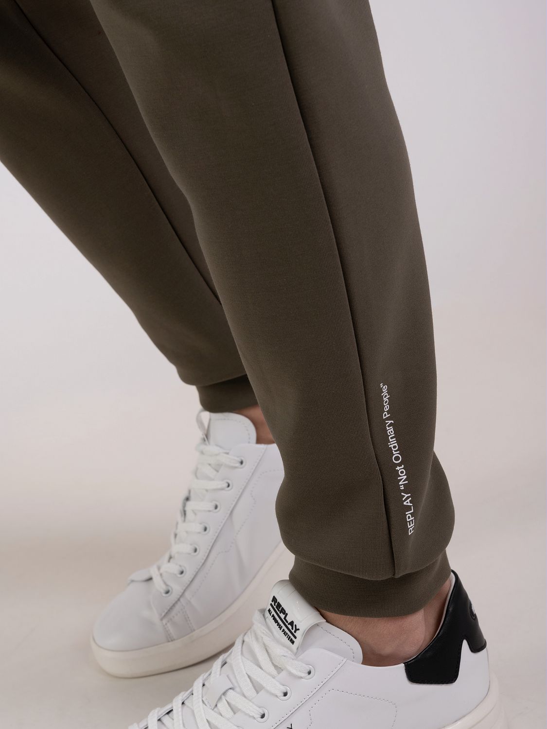 REPLAY JOGGER TROUSERS WITH DRAWSTRING