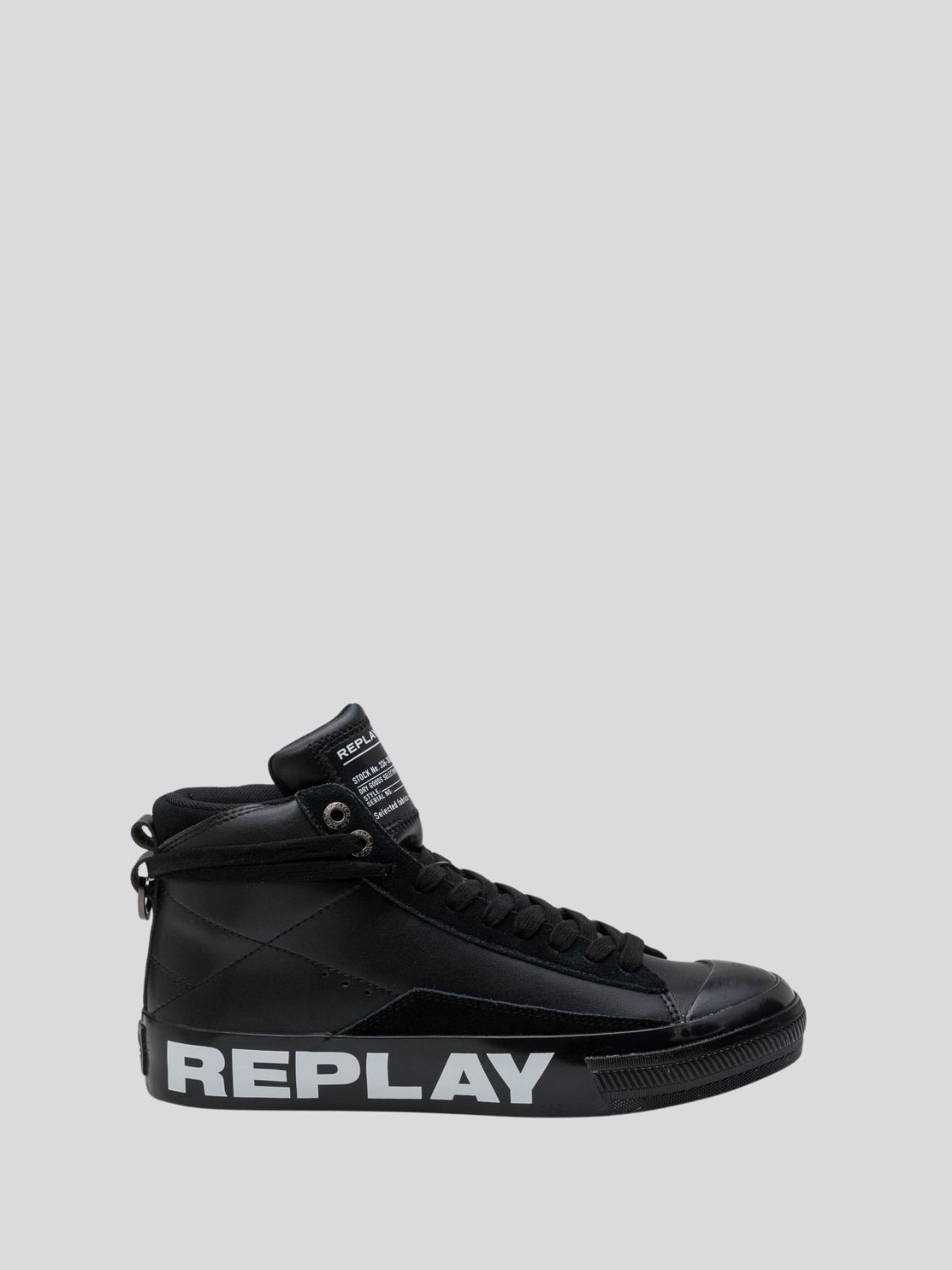 REPLAY SNAP CAMPUS MID CUT SNEAKERS WITH LACES