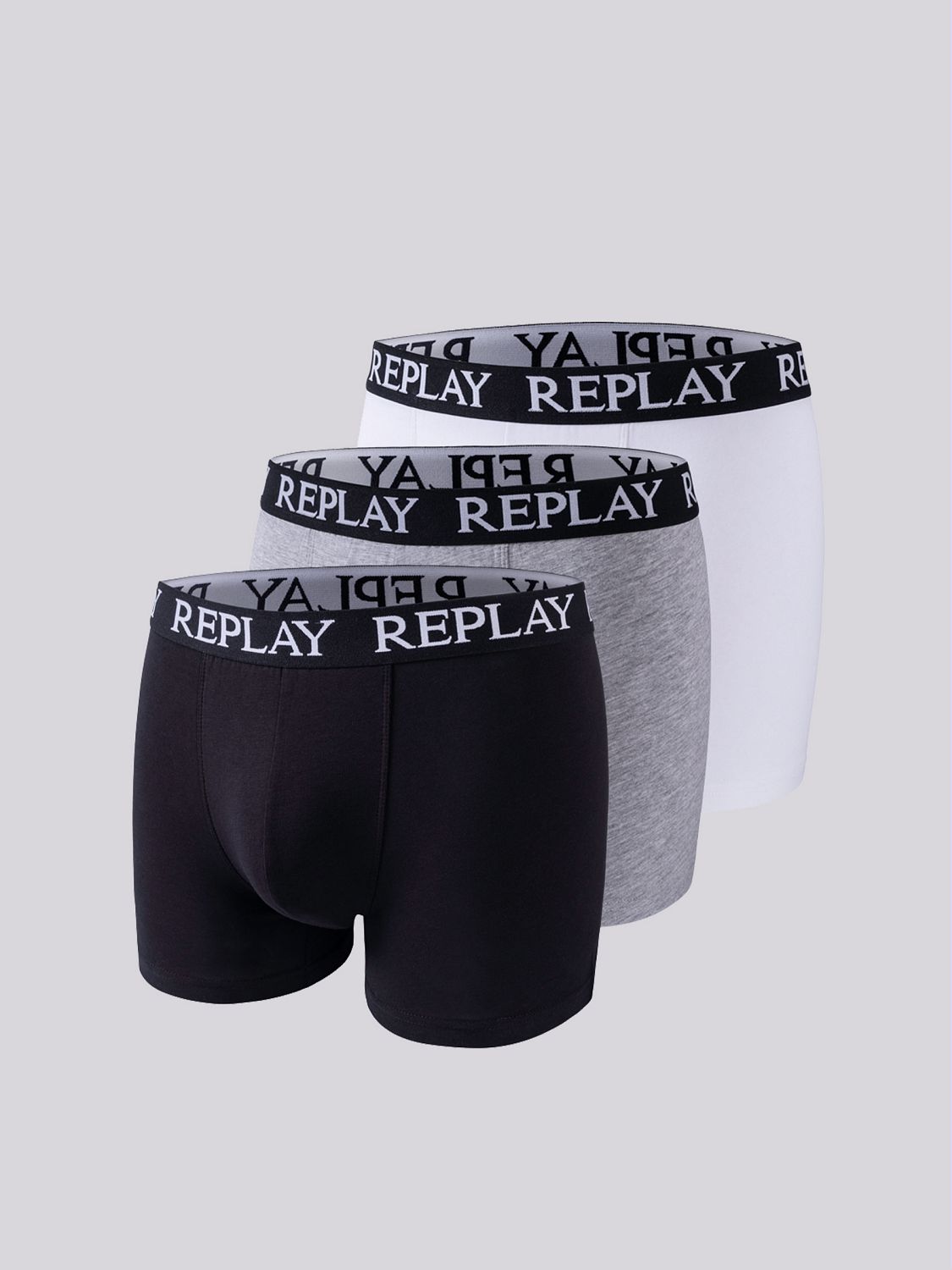 REPLAY 3 PACK ESSENTIAL BOXER BRIEFS