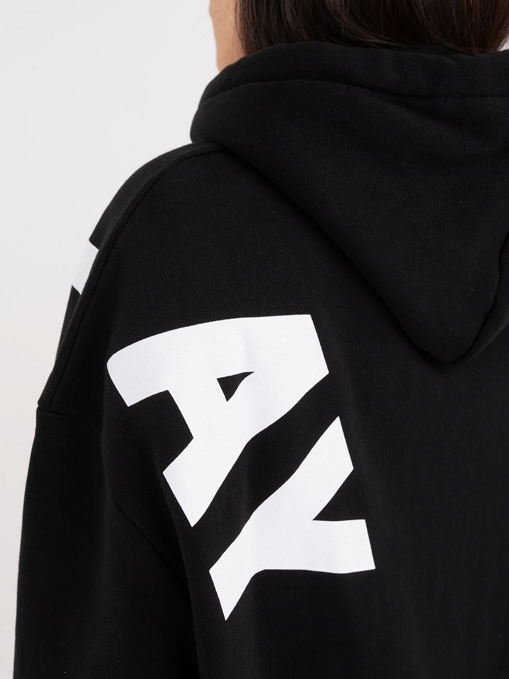 REPLAY SWEATER WITH HOOD AND REPLAY PRINT