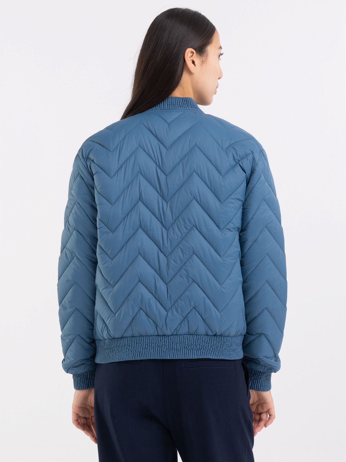 REPLAY SLIM FIT RECYCLED QUILTED BOMBER JACKET